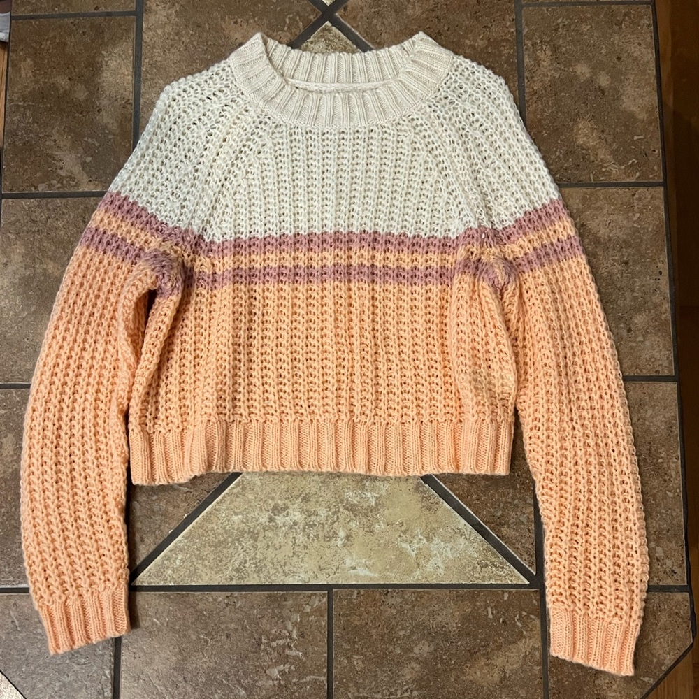 American Eagle Knit Block Sweater. Size Small.